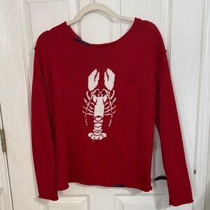 Wild Fable Red Lobster Crew Neck Sweater